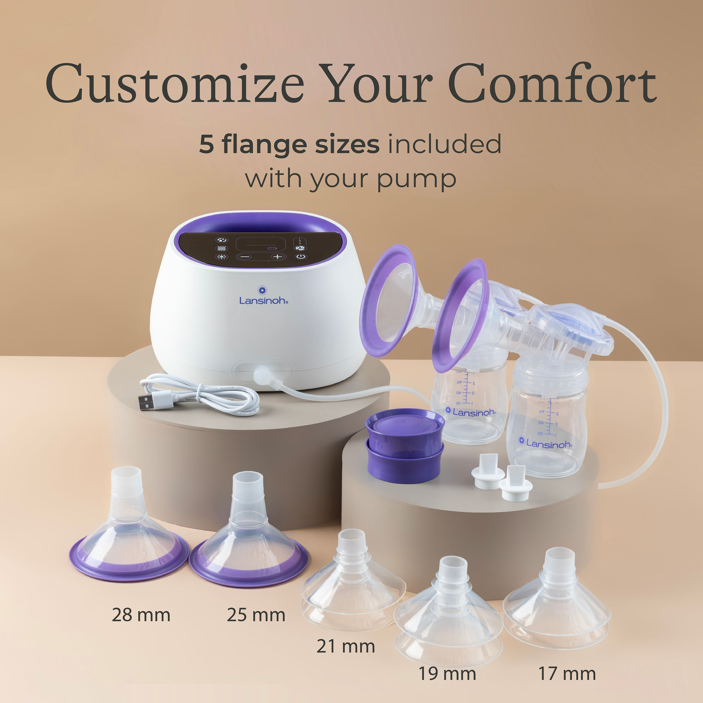 Lansinoh NaturalWave Double Electric Breast Pump.