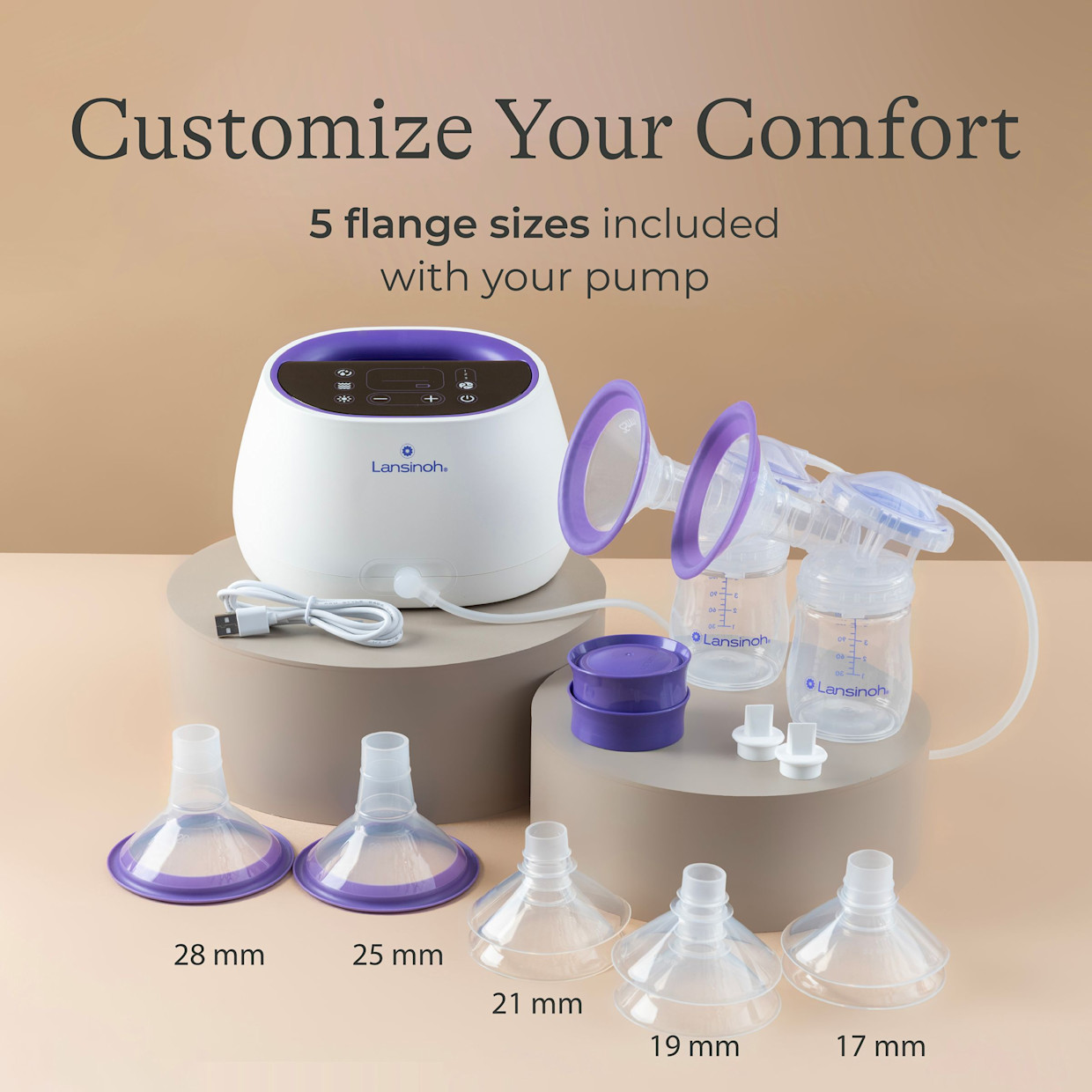 Lansinoh NaturalWave Double Electric Breast Pump.