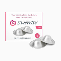 SILVERETTE® The Original Silver Nursing Cups, Nipple Covers for Breastfeeding Essentials, Model Number: 7300,Pure 925 Silver Nipple Shields for Breastfeeding, Lightweight Nursing Cups, Regular Size
