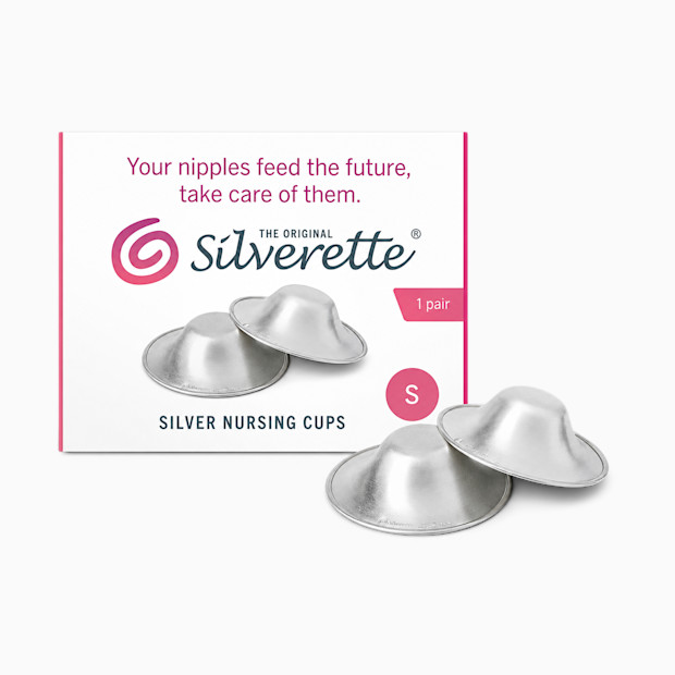 Silverette Silver Nursing Cups - Small.