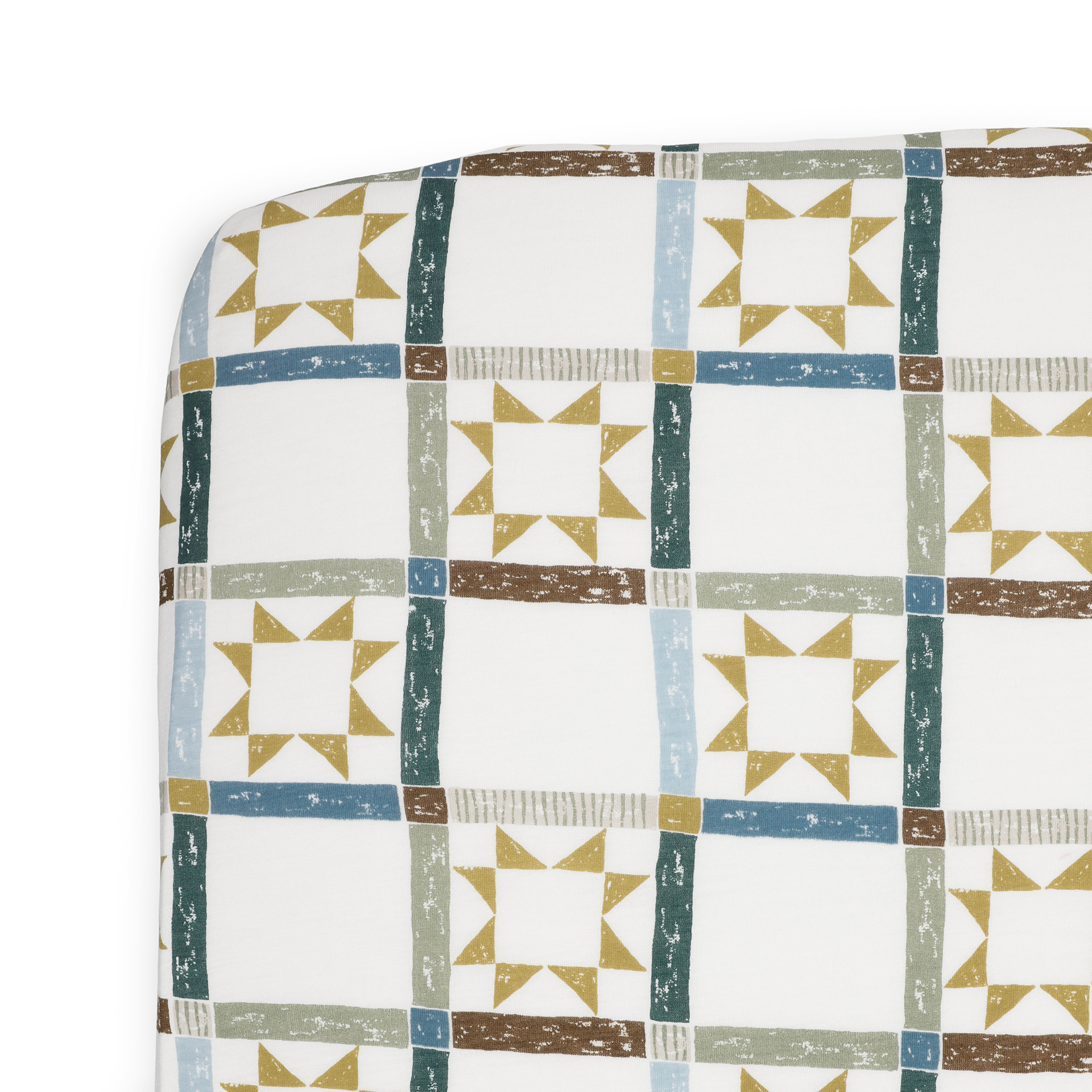 Little Unicorn Stretch Knit Crib Sheet - Barn Star.