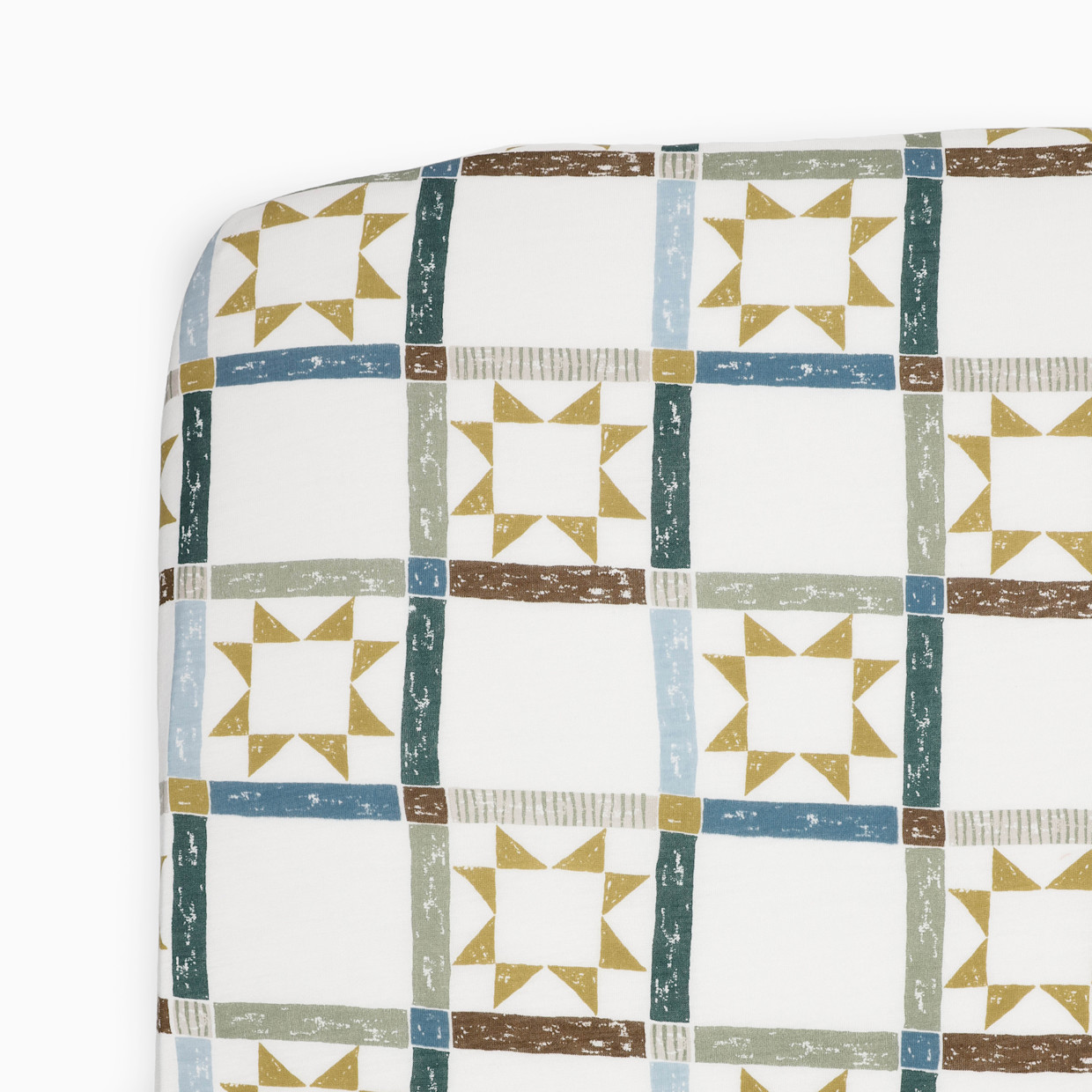 Little Unicorn Stretch Knit Crib Sheet - Barn Star.