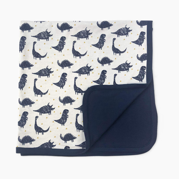 Finn + Emma Organic Cotton Reversible Blanket - Dinosaurs.