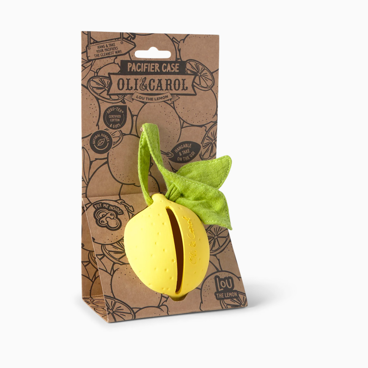 Oli & Carol Pacifier Case - Lou The Lemon.