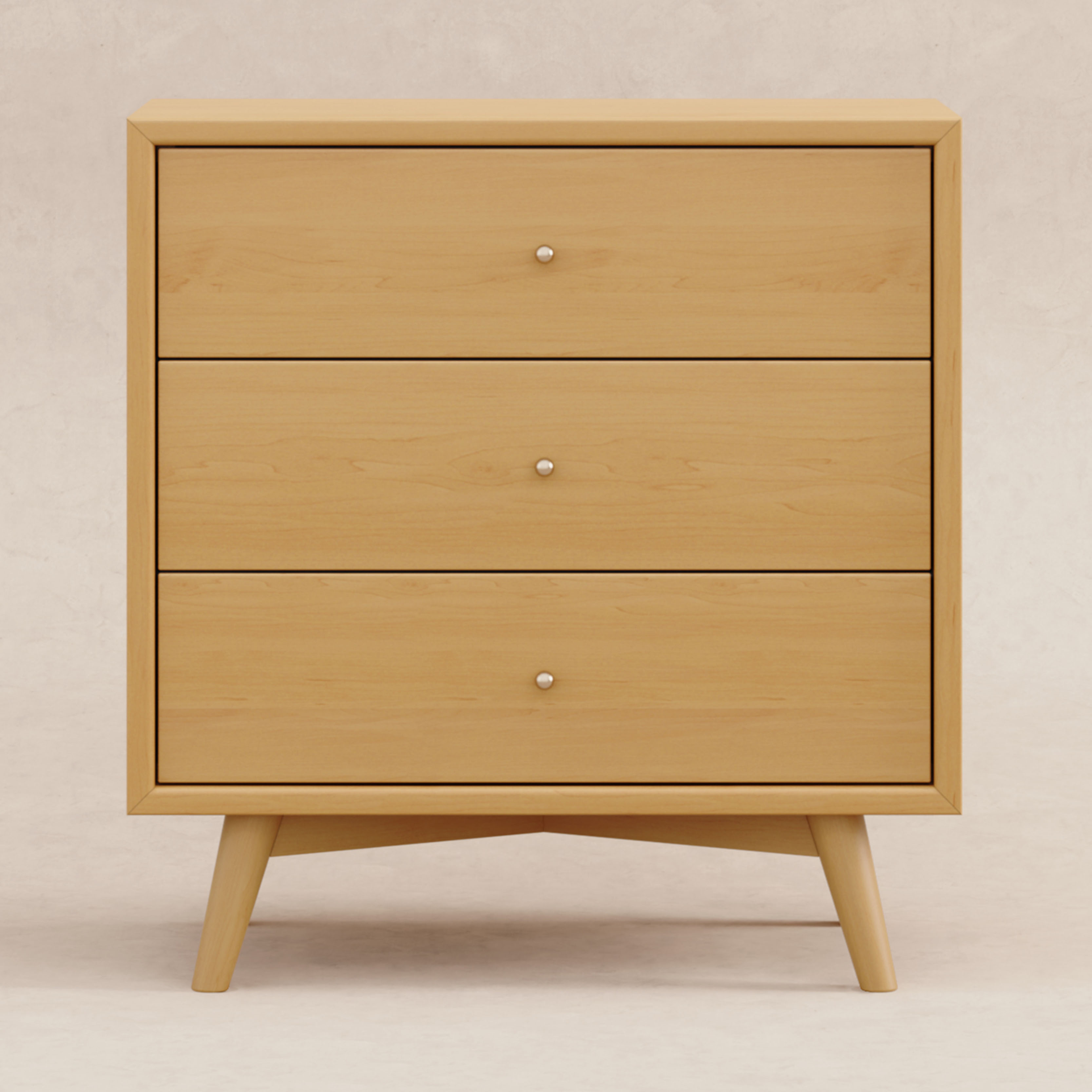 babyletto Palma 3-Drawer Assembled Dresser - Honey.