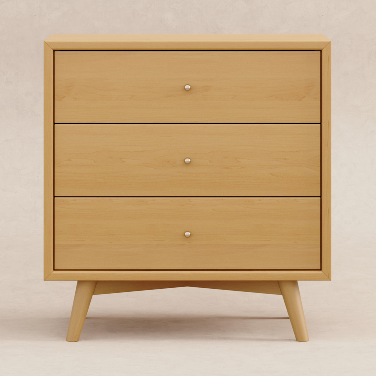 babyletto Palma 3-Drawer Assembled Dresser - Honey.