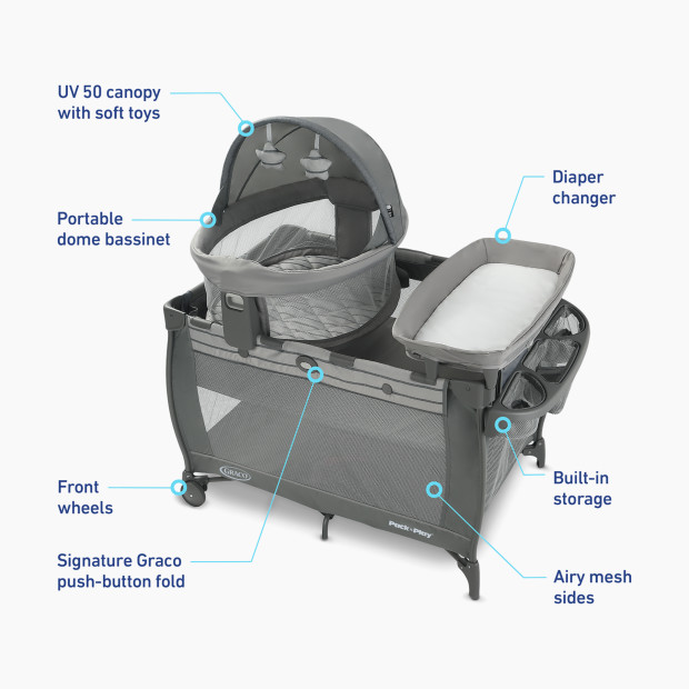 Graco Pack 'n Play Travel Dome LX Playard - Maison.