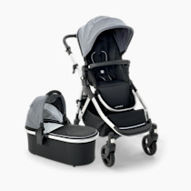Thumbnail of Heather Grey Canopy With Black Leather