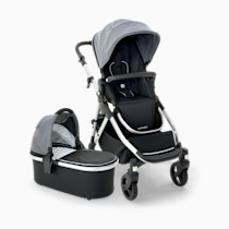Thumbnail of Heather Grey Canopy With Black Leather
