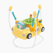 Fisher-Price Baby to Toddler Learning Toy 2-in-1 Servin’ Up Fun Jumperoo Activity Center with Music Lights and Shape Sorting Puzzle Play