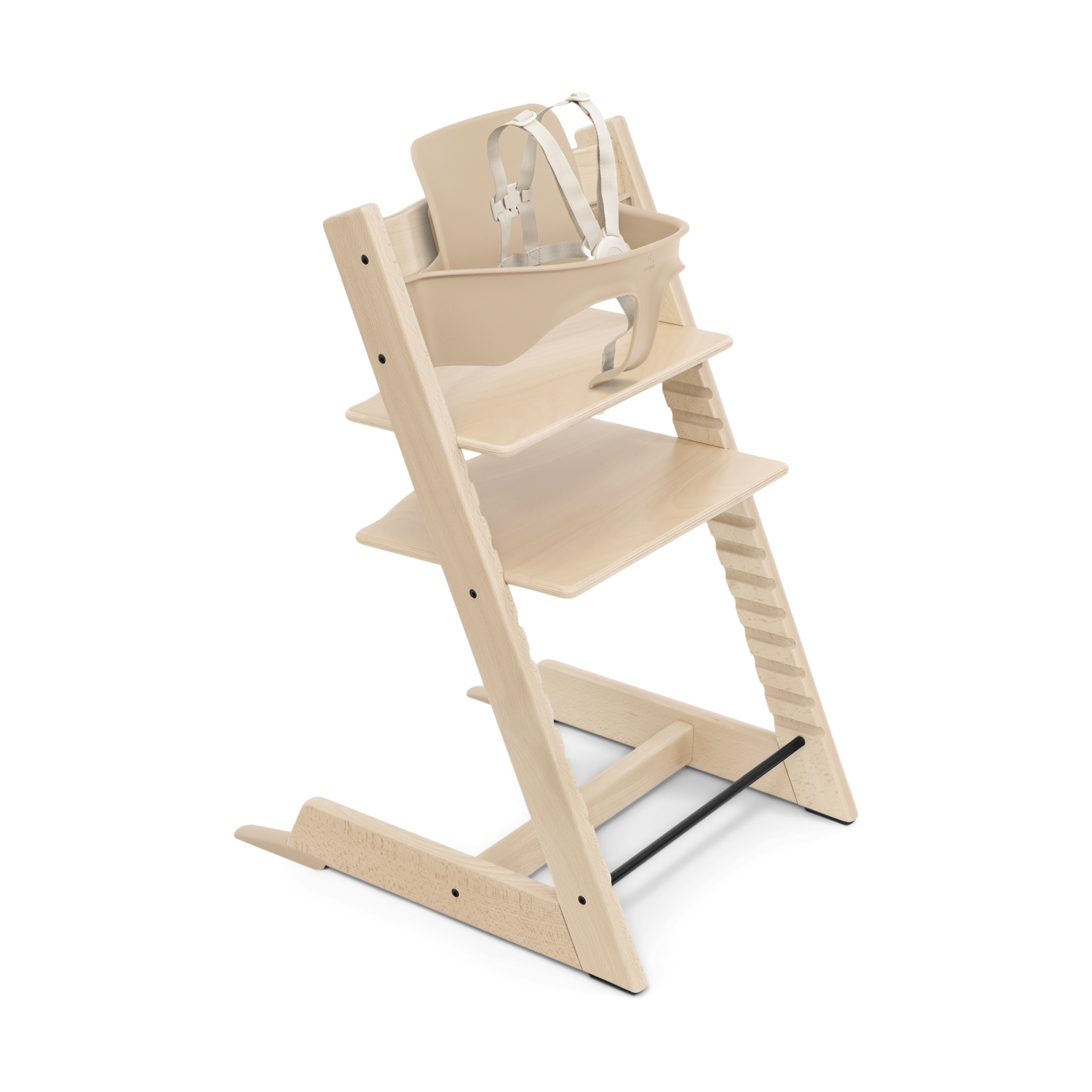Stokke Tripp Trapp High Chair Complete² - Natural/Nordic Grey/White Tray.