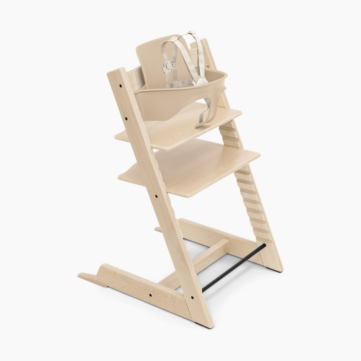 Stokke Tripp Trapp High Chair Complete² - Natural/Nordic Grey/White Tray.