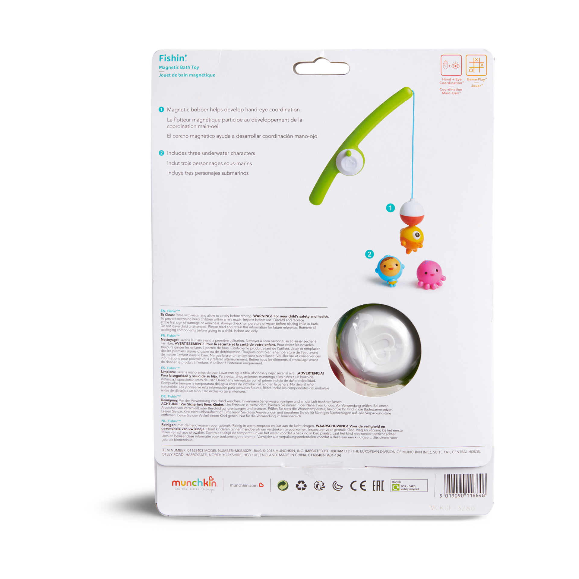 Munchkin Fishin' Bath Toy.