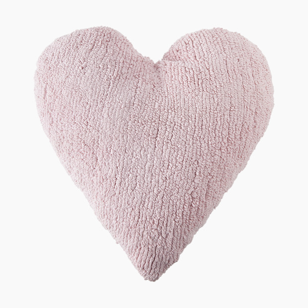 Lorena Canals Heart Washable Cushion - Light Pink.