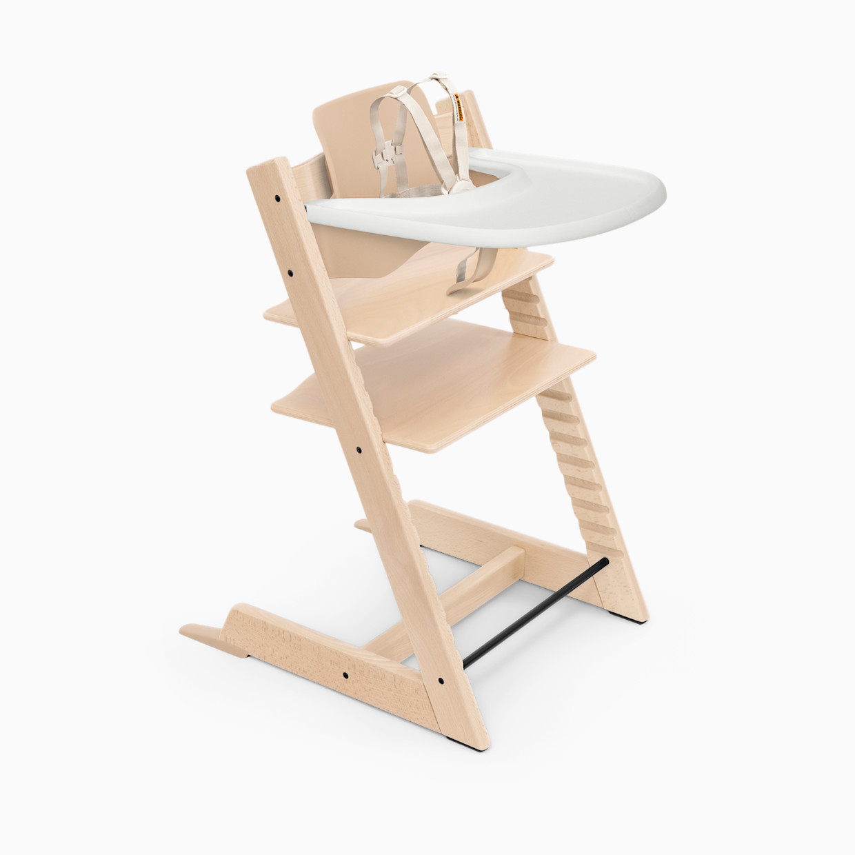 Stokke Tripp Trapp High Chair² + Tray Bundle - Natural/White.