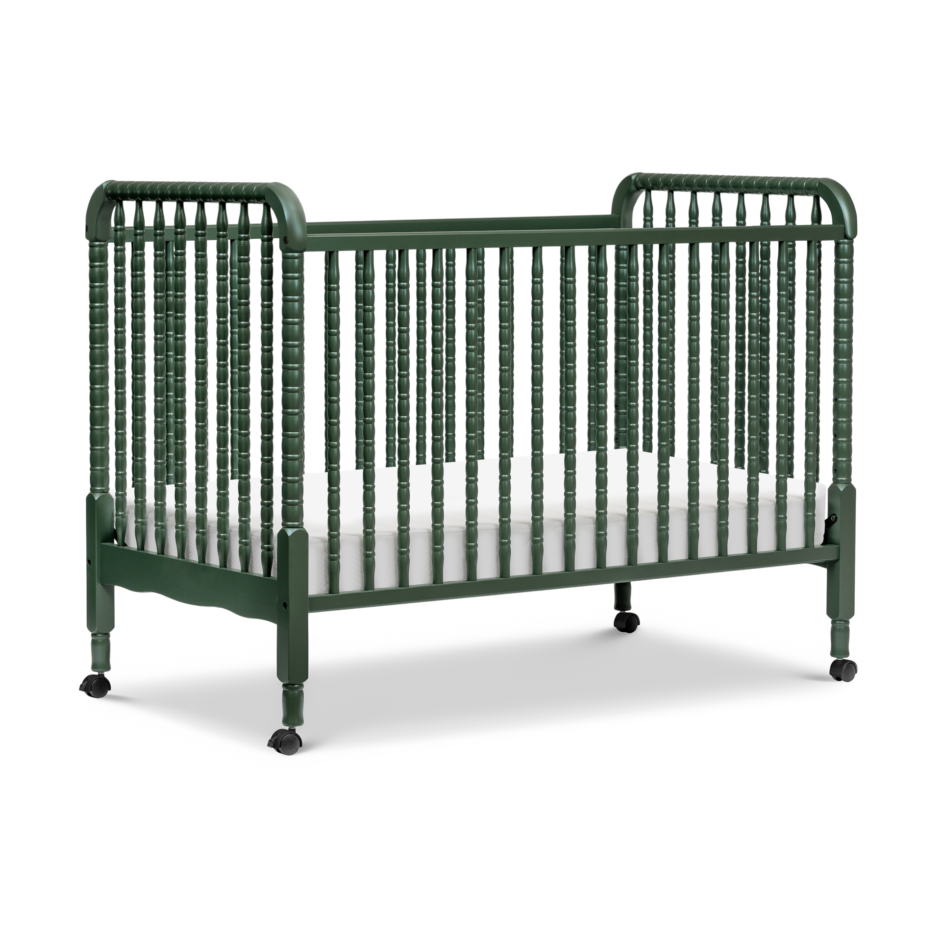daVinci Jenny Lind 3-in-1 Convertible Crib - Forest Green.