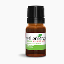 Wellements Baby Organic Vitamin D Drops for Infants & Toddlers (0.15 Fl Oz) - Certified Newborn+ Liquid Vitamin D3 Drops, Support Healthy Growth & Bone Development (1 Drop Daily & 400 IU Per Serving)