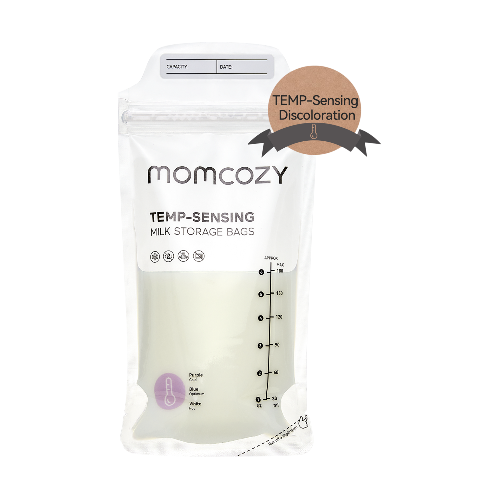 Momcozy Breastmilk Storage Bags.