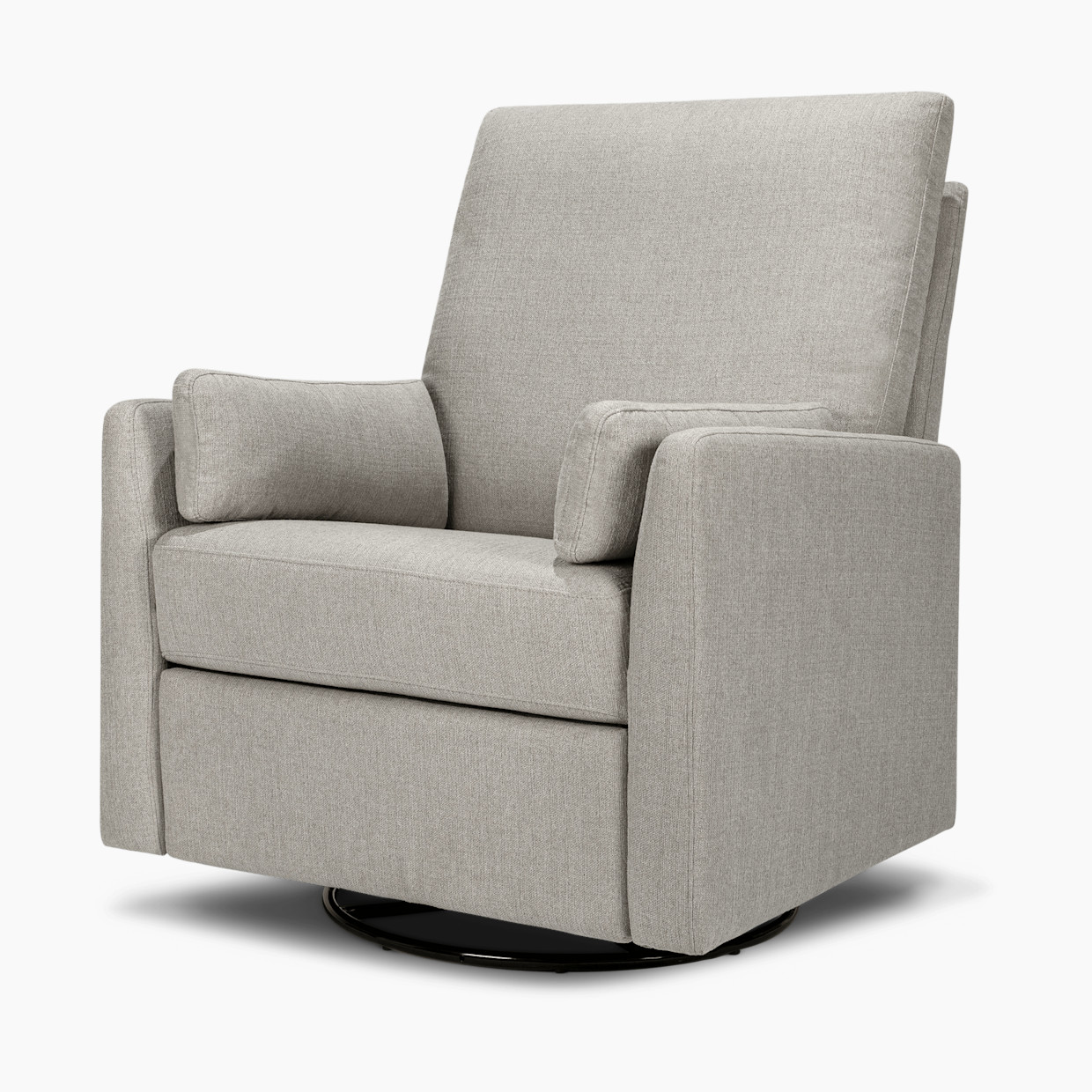Carter's by daVinci Ethan Swivel Recliner - Performance Grey Linen.
