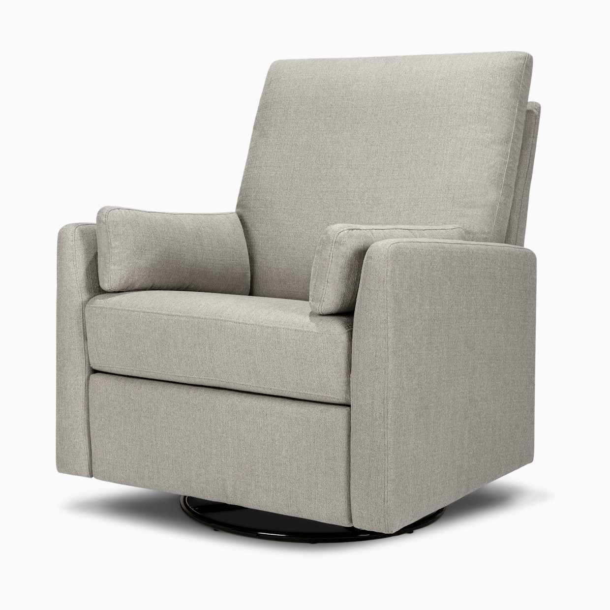 Carter's by daVinci Ethan Swivel Recliner - Performance Grey Linen.