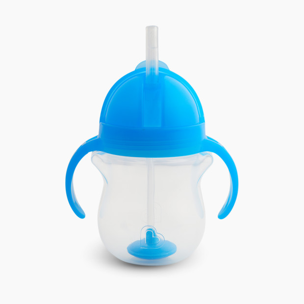 Munchkin Any Angle Click Lock Weighted Straw Trainer Cup - Blue.