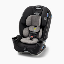 Graco Slimfit 3-in-1 Convertible Car Seat, Ultra-Space-Saving Design, Jarret, Suitable for Rear and Forward-Facing, Highback Booster Seat with 10-Position Headrest