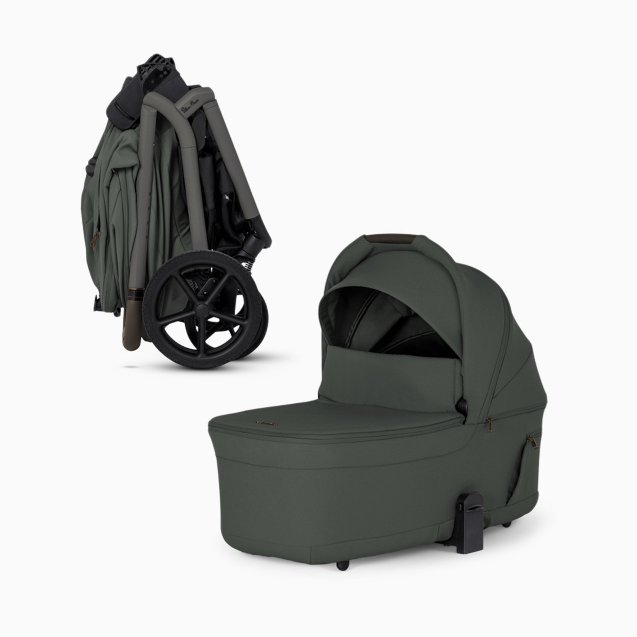 Silver Cross Breez Compact Bassinet - Pewter.