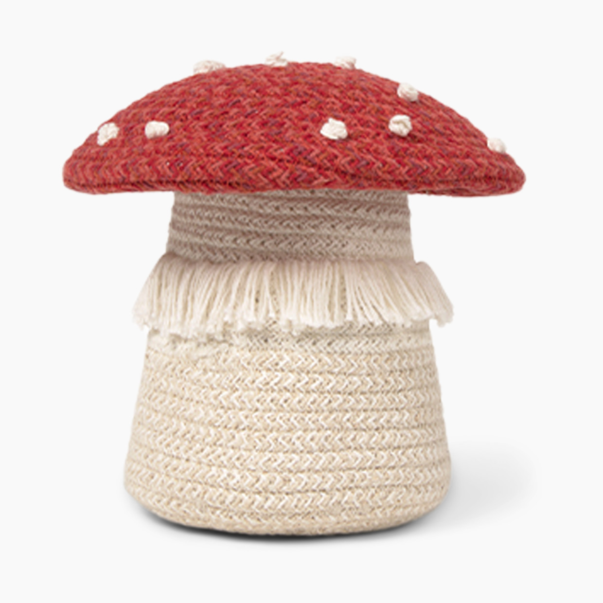 Lorena Canals Red Mushroom Basket - Mini.
