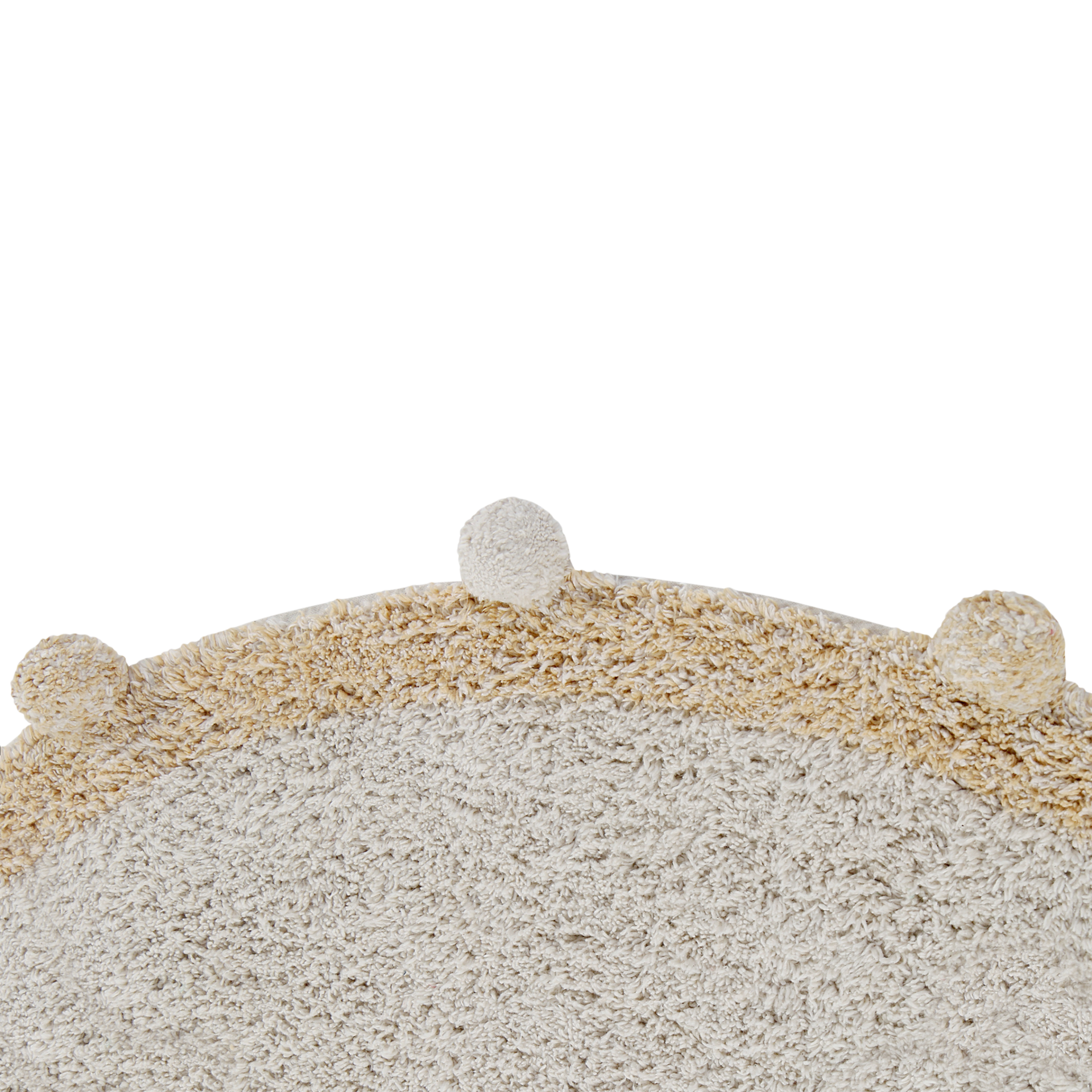 Lorena Canals Bubbly Washable Rug - Honey, 4'.