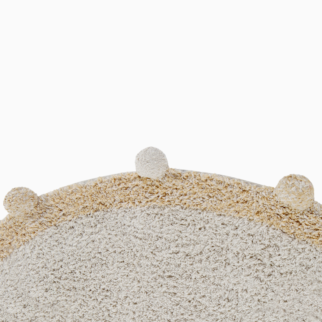 Lorena Canals Bubbly Washable Rug - Honey, 4'.