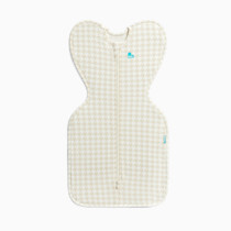 Swaddle Up™ 1.0 TOG Cotton Tan Houndstooth
