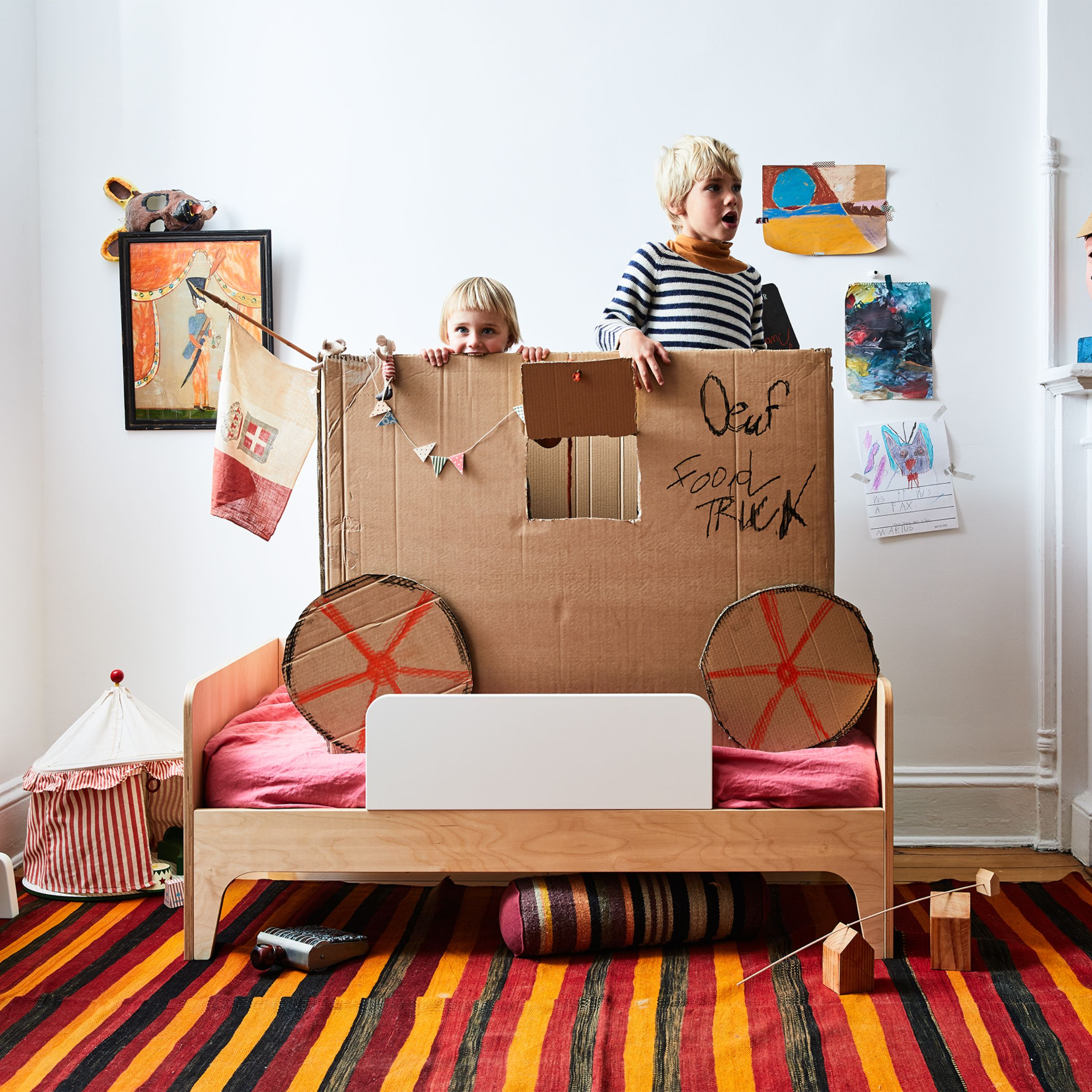 Oeuf Perch Toddler Bed - Birch.