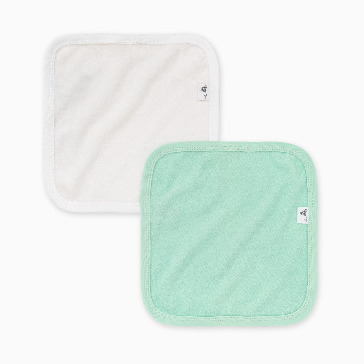 Burt's Bees Baby Hooded Towel and Washcloth Set - Fishy Friends, 0-9 Months.