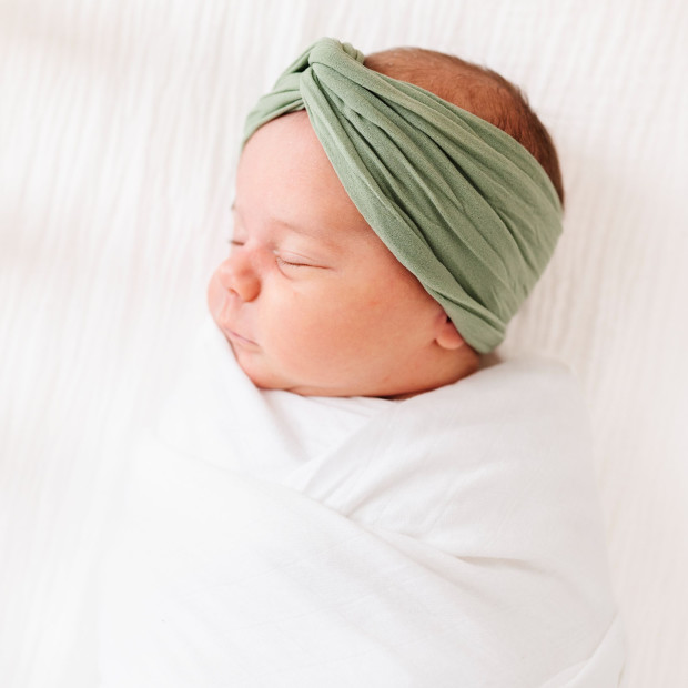 Baby Bling The Three Amigas Headband Bow Gift Set (3 Pack) - Ivory, Oak, And Sage.