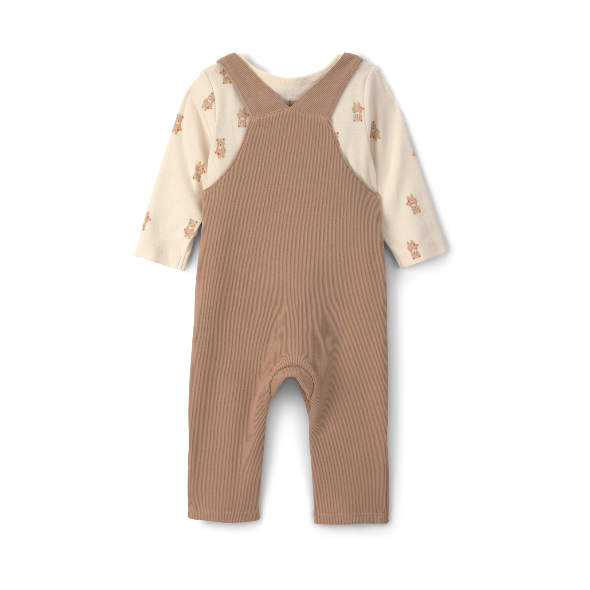 Carter's 2-Piece Overall Set - Brown Bear, 3M.