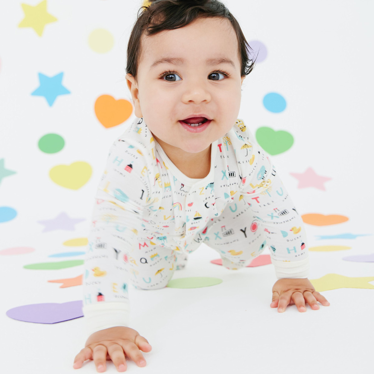 Magnetic Me Modal Magnetic Footie - Abc Love, Newborn.