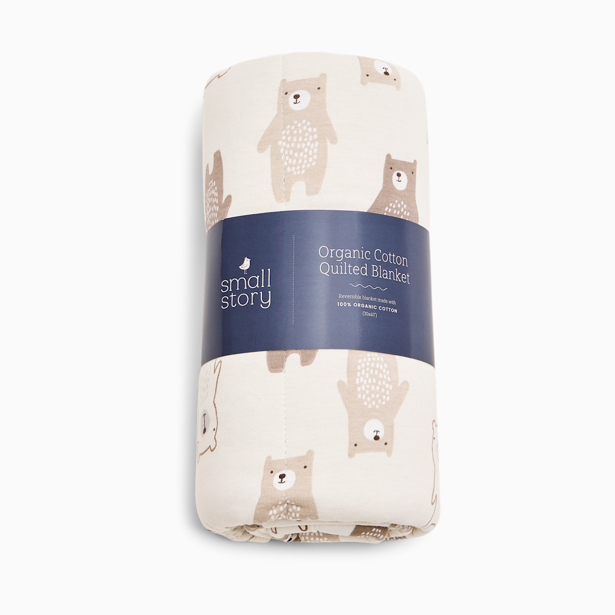 Small Story Quilted Blanket - Bear Friends.
