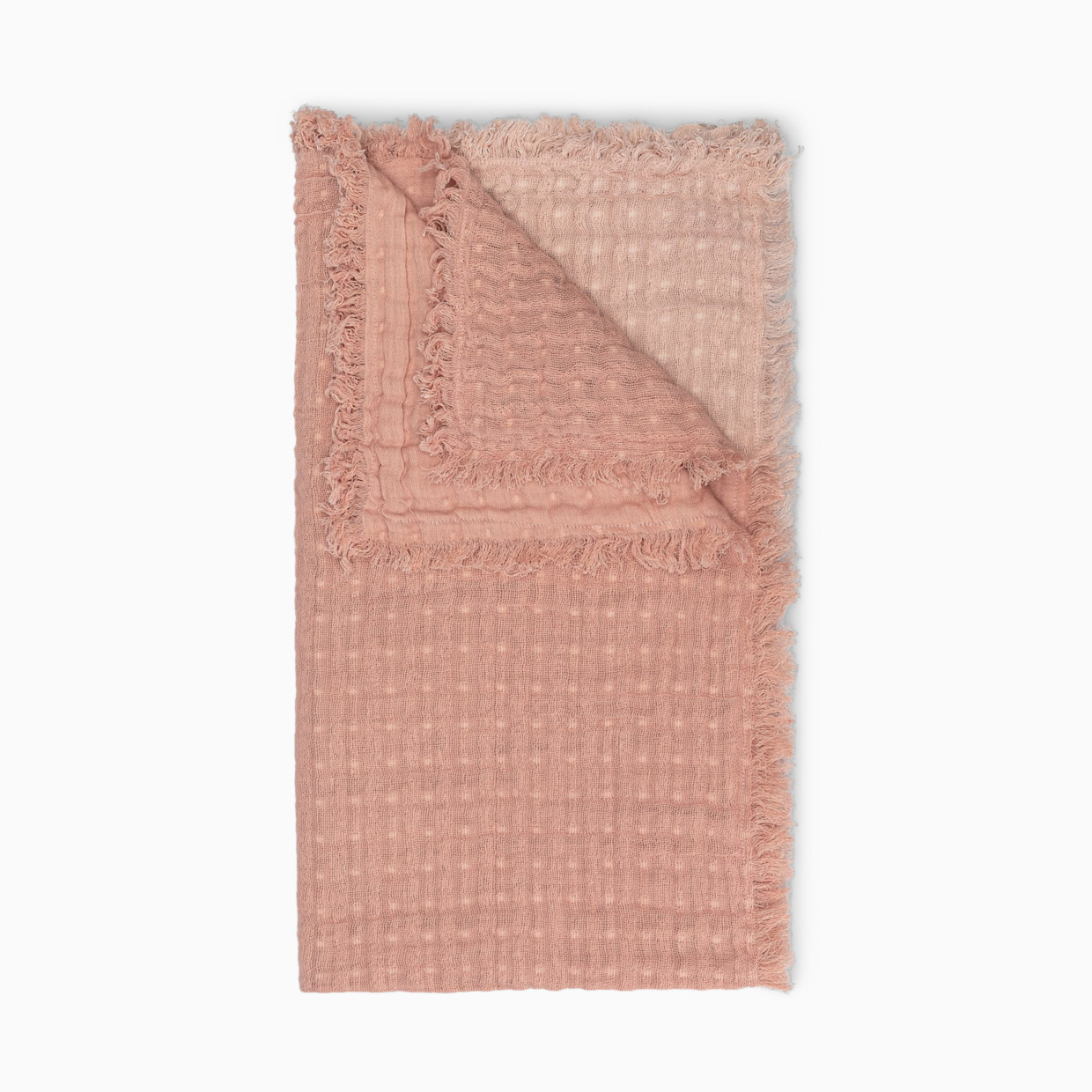 Crane Baby Multi-Layer Muslin Baby Blanket - Blush Ombre.