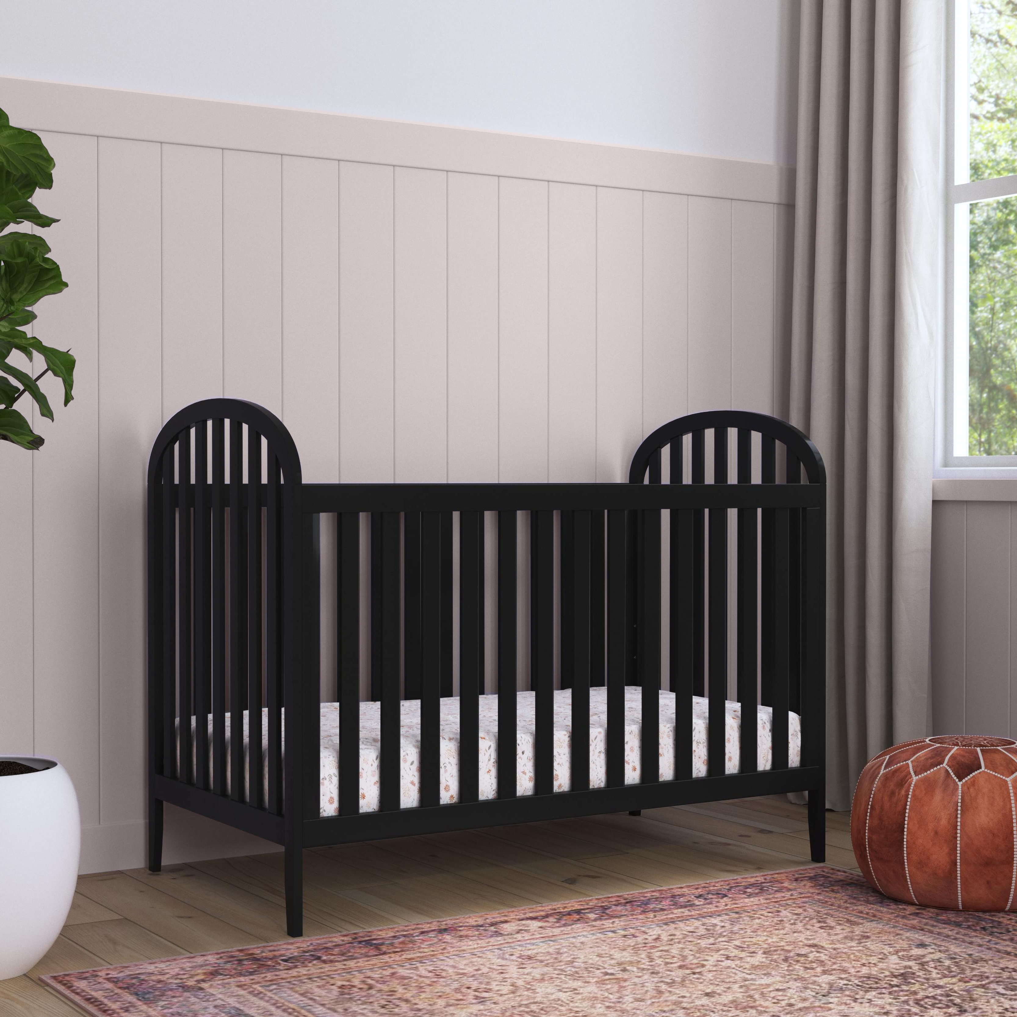 daVinci Beau 3-in-1 Convertible Crib - Ebony.