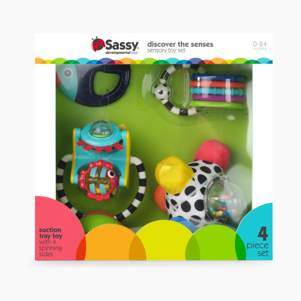 Sassy Discover the Senses Gift Set (4 Toys).