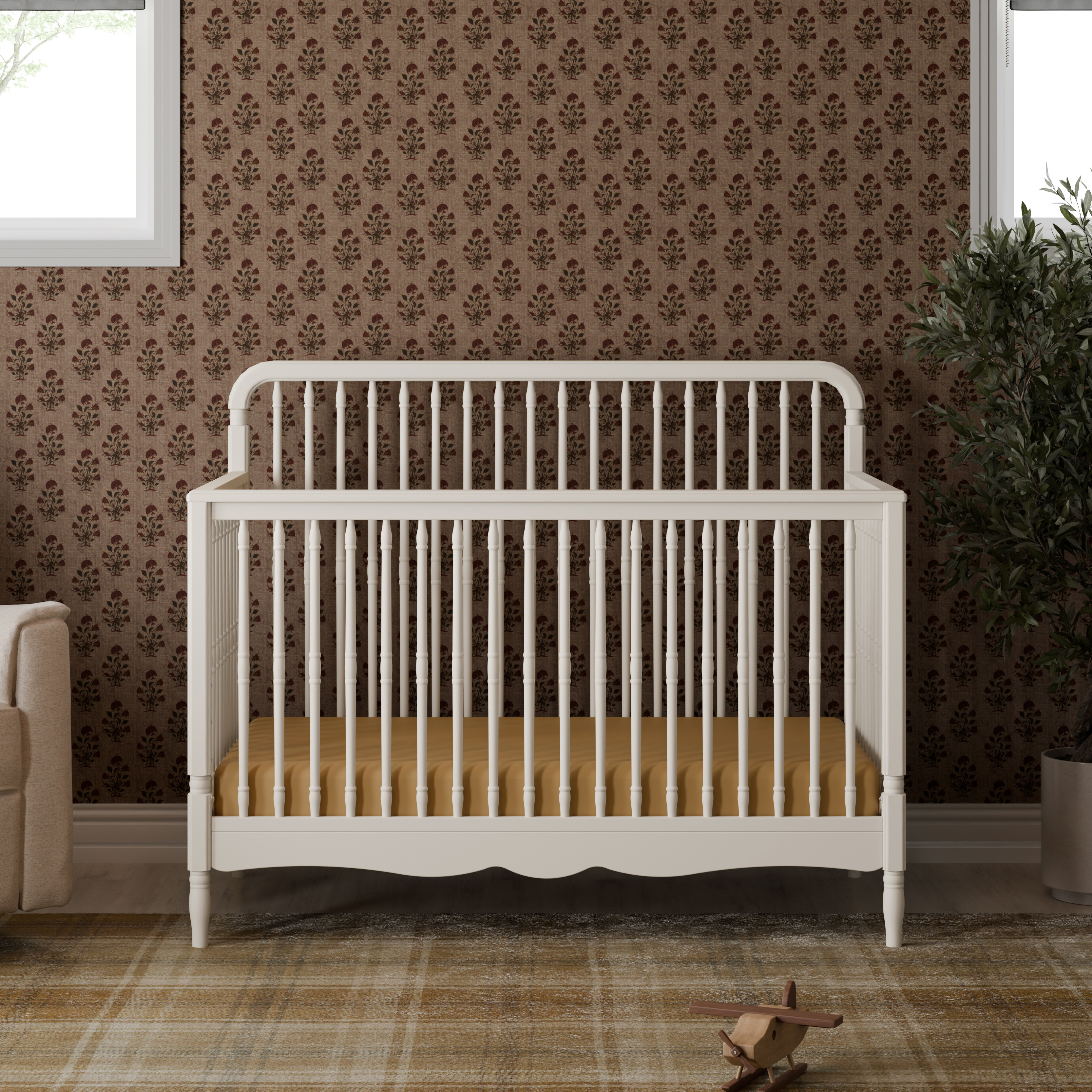 Namesake Liberty 4-in-1 Convertible Spindle Crib.