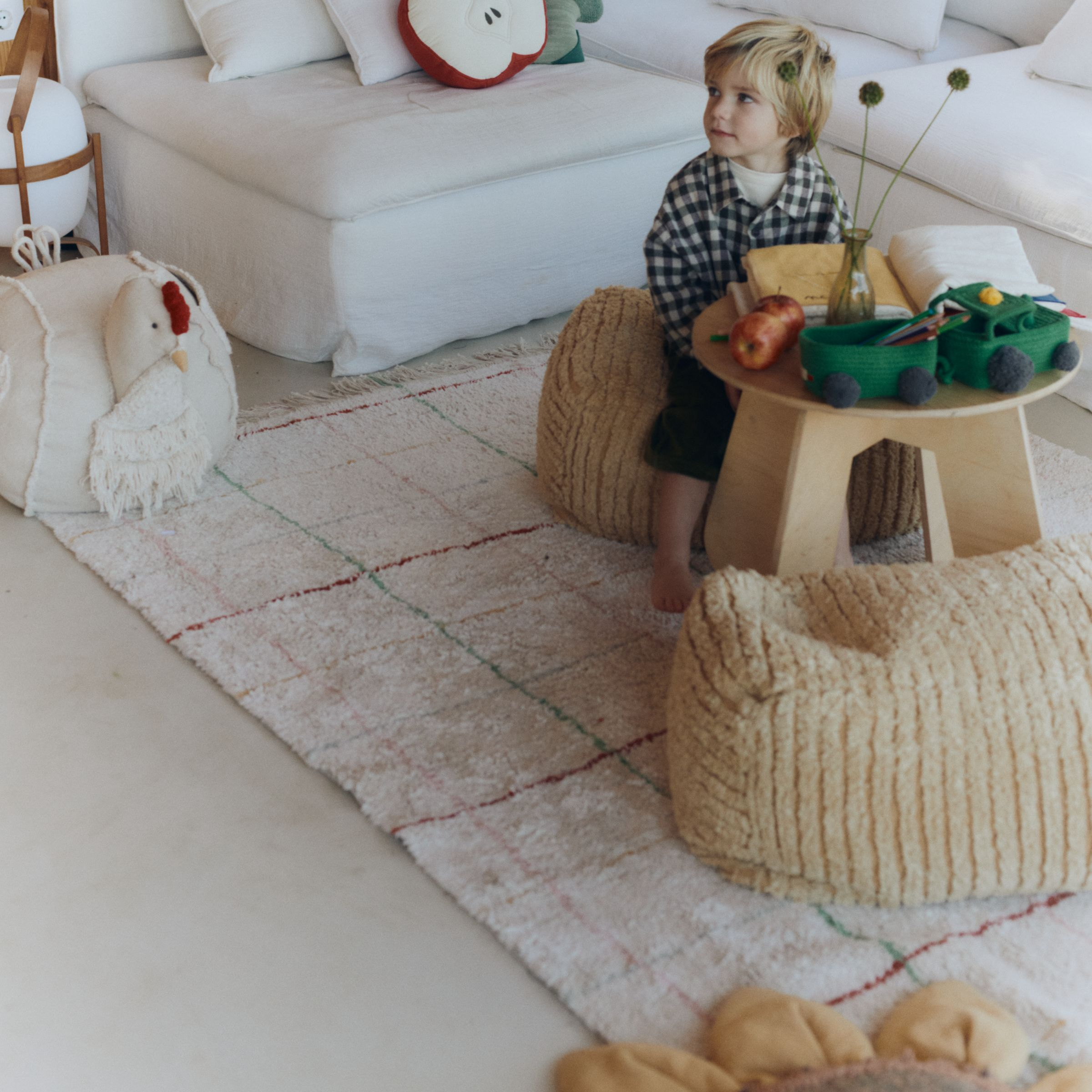 Lorena Canals Color Lines Washable Rug.