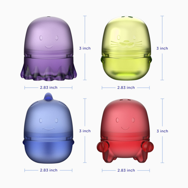 Ubbi Interchangeable Bath Toys.