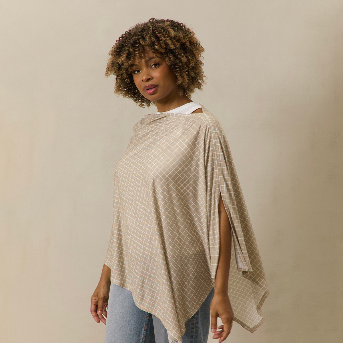 Solly Baby Nursing Cover - Heritage Check.