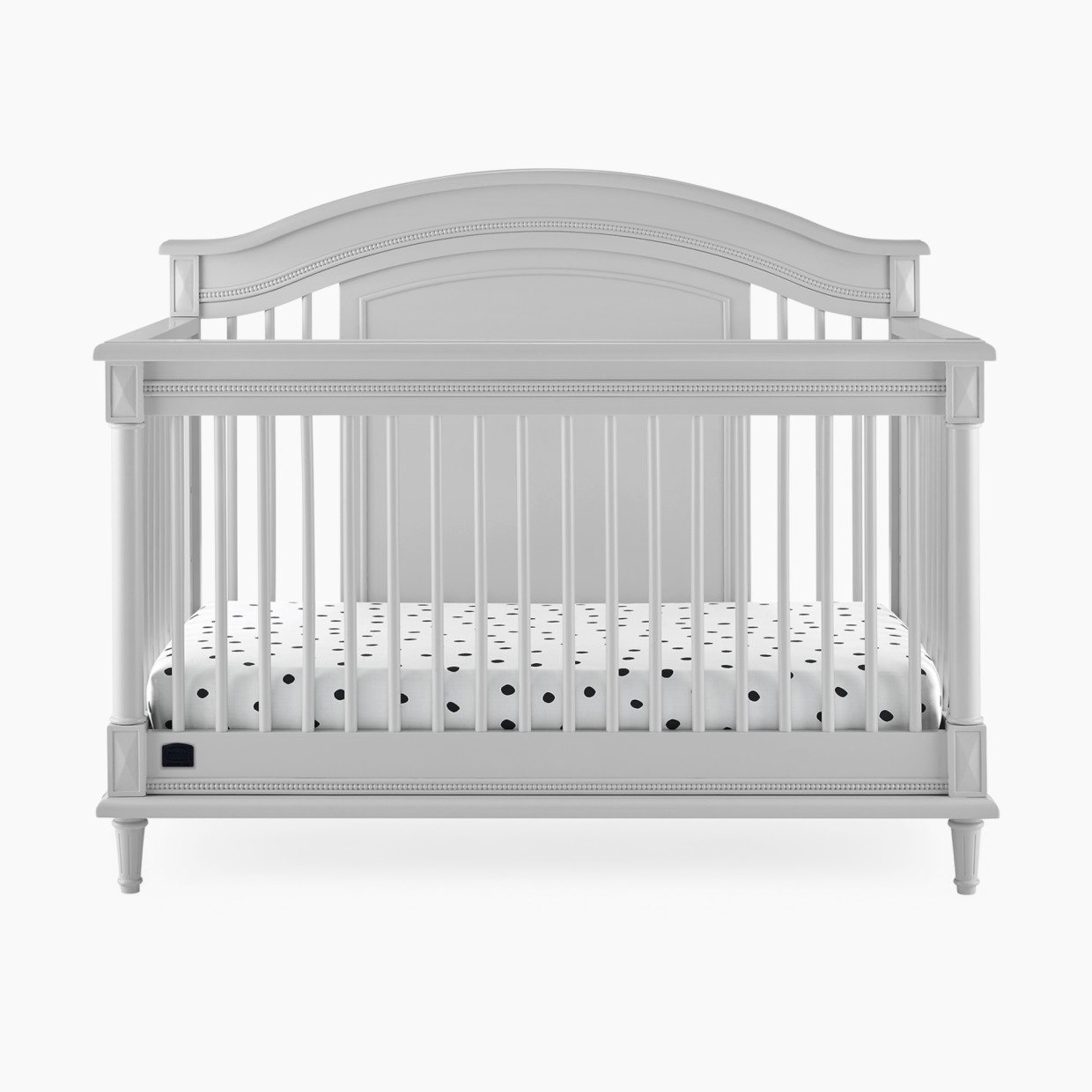 Simmons Kids Juliette 6-in-1 Convertible Crib with Toddler Rail - Moonstruck Grey.