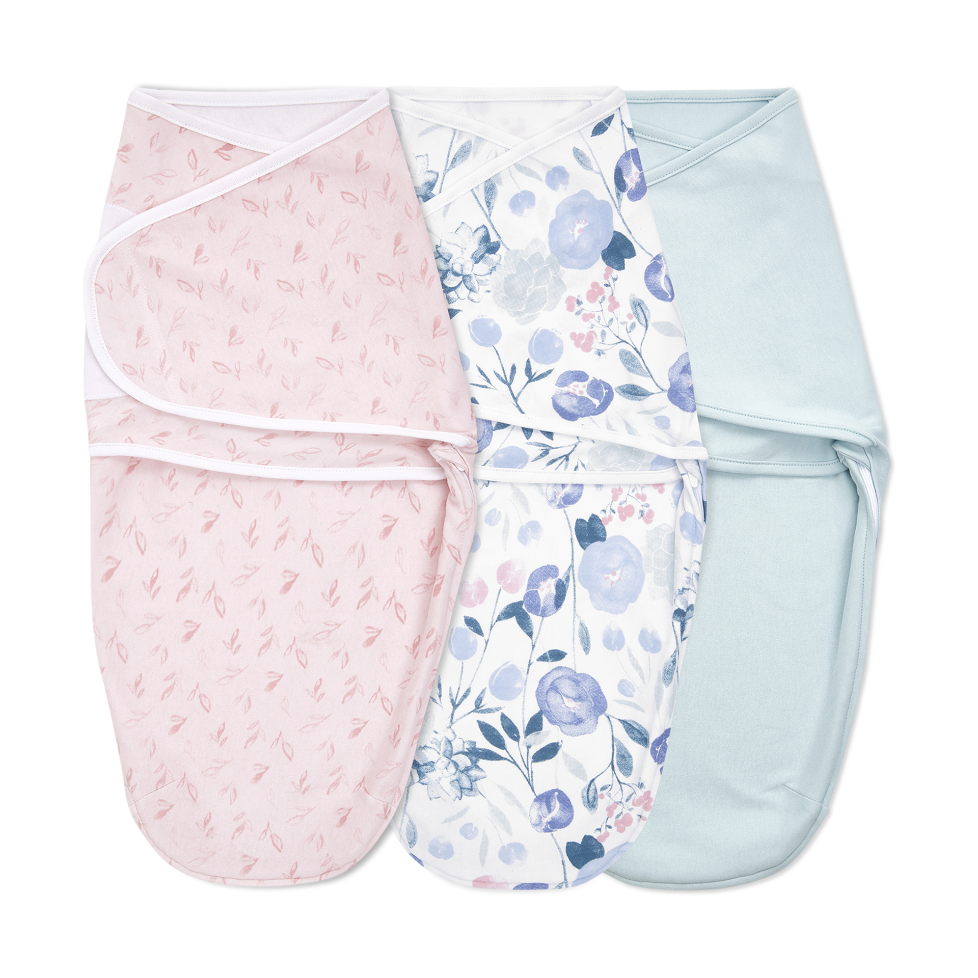 Aden + Anais Essentials Cotton Wrap Swaddles (3 Pack) - Flowers Bloom ...