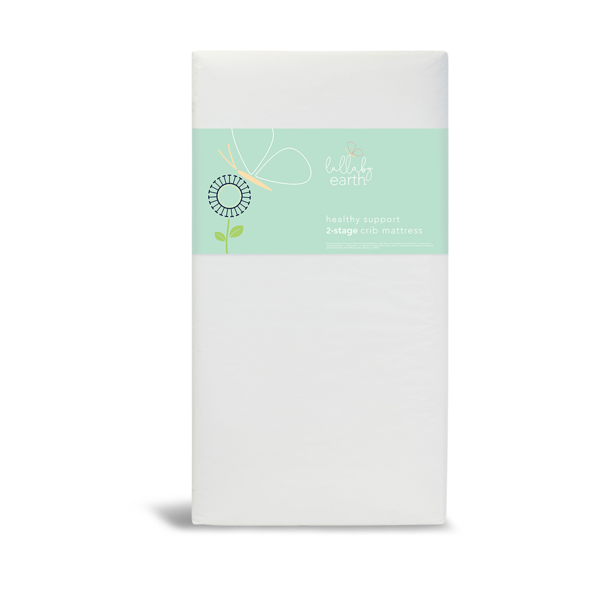 Lullaby Earth 2-Stage Super Lightweight Crib Mattress.