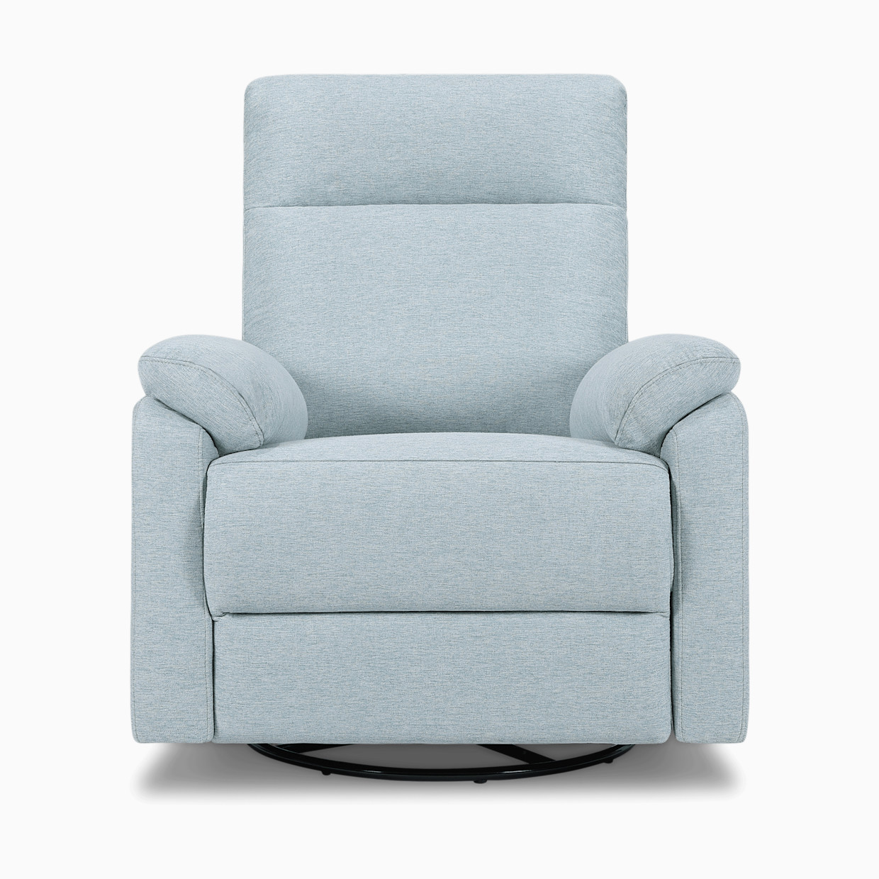 daVinci Suzy Electronic Recliner and Swivel Glider - Heathered Blue.