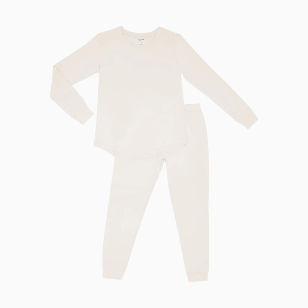 Kyte Baby Women's Jogger Pajama Set - Oat, Large.