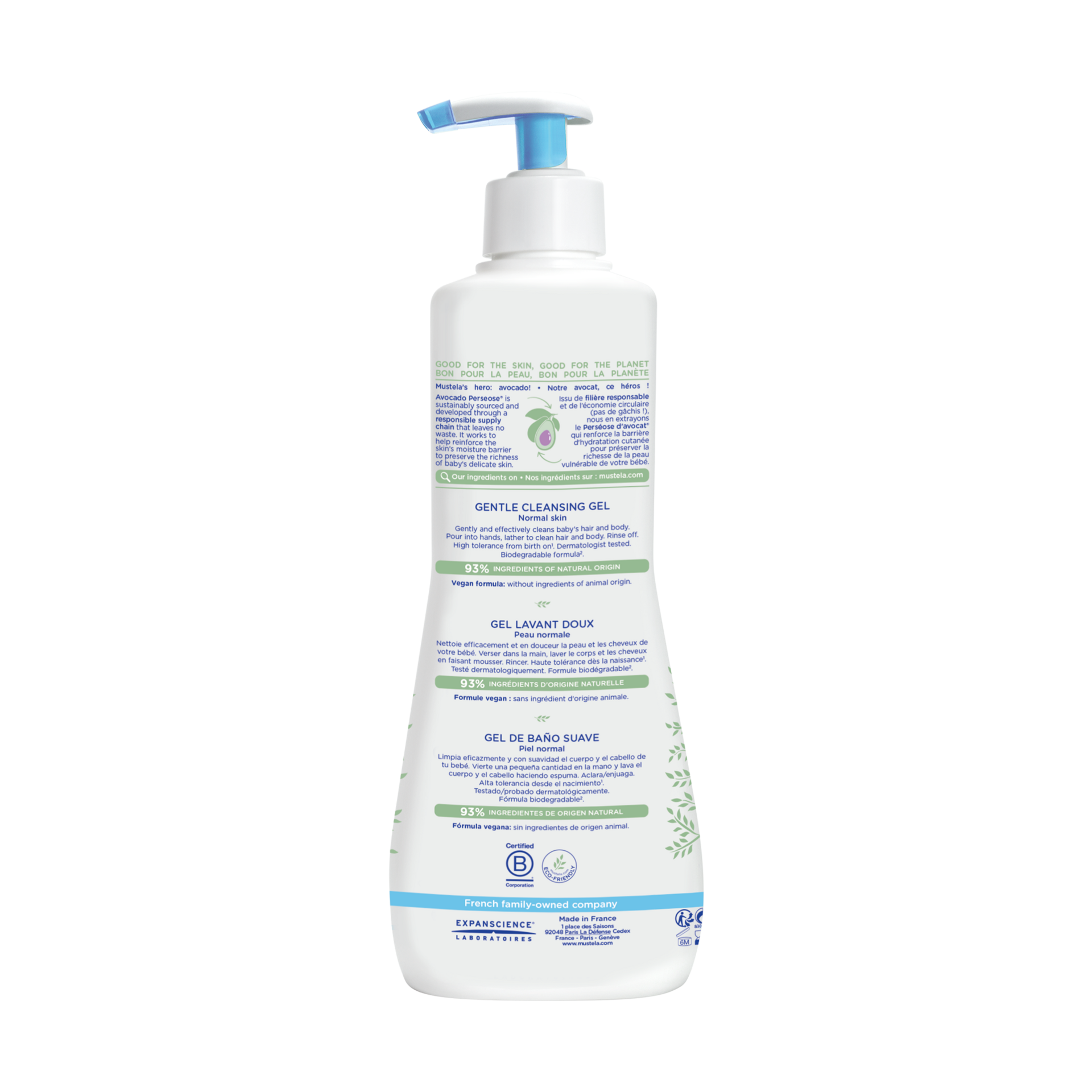 Mustela Gentle Cleansing Gel.